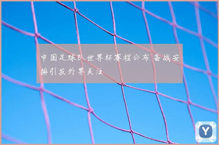 中国足球队世界杯赛程公布 备战安排引发外界关注